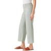imageWallFlower Womens Fearless Curvy Wide Leg HighRise Juniors 27quot Ankle Denim and Twill PantsSeagrass
