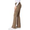 imageWallFlower Womens Feisty Curvy Cargo Flare Low Rise Belted Insta Stretch Juniors PantsDark Olive