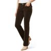 imageWallFlower Womens Feisty Curvy Low Rise Slim Flare Corduroy Juniors PantsDeep Moss
