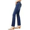 imageWallFlower Womens Feisty Curvy Low Rise Slim Flare Insta Stretch Juniors JeansGianna