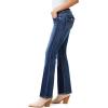 imageWallFlower Womens Feisty Curvy Low Rise Slim Flare Insta Stretch Juniors JeansJillian