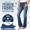 imageWallFlower Womens Flirty Curvy Flare High Rise Insta Stretch Juniors JeansBexley