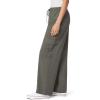 imageWallFlower Womens Flirty Curvy Pull on Relaxed High Rise Cargo Insta Pro Juniors TrousersOlive