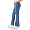 imageWallFlower Womens Flirty Curvy Super Flare High Rise Insta Stretch Juniors JeansCedar