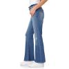 imageWallFlower Womens Flirty Curvy Super Flare High Rise Insta Stretch Juniors JeansJoelle