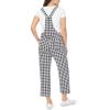imageWallFlower Womens French Terry Jogger OverallsBlack Ivory