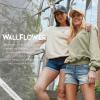 imageWallFlower Womens Girlfriend Flare Denim Shorts HighRise Insta Classic Juniors Standard and PlusWanda