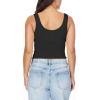 imageWallFlower Womens Insta Smooth Seamless Tank Tops 3Pack Standard and PlusSnow WhiteBlack NightPeach Pearl