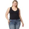 imageWallFlower Womens Insta Smooth Seamless Tank Tops 3Pack Standard and PlusSnow WhiteBlack NightZen Blue