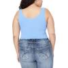 imageWallFlower Womens Insta Smooth Seamless Tank Tops 3Pack Standard and PlusSnow WhiteImpalaAzurine