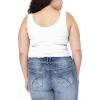 imageWallFlower Womens Insta Smooth Seamless Tank Tops 3Pack Standard and PlusSnow WhiteImpalaAzurine