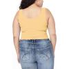 imageWallFlower Womens Insta Smooth Seamless Tank Tops 3Pack Standard and PlusSnow WhiteImpalaAzurine