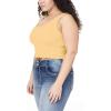 imageWallFlower Womens Insta Smooth Seamless Tank Tops 3Pack Standard and PlusSnow WhiteImpalaAzurine