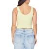 imageWallFlower Womens Insta Smooth Seamless Tank Tops 3Pack Standard and PlusSnow WhiteLily GreenBlack Night