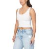 imageWallFlower Womens Insta Smooth Seamless Tank Tops 3Pack Standard and PlusSnow WhiteLily GreenBlack Night