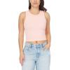 imageWallFlower Womens Insta Smooth Seamless Tank Tops 3Pack Standard and PlusSnow WhitePeach PearlAzurine