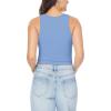 imageWallFlower Womens Insta Smooth Seamless Tank Tops 3Pack Standard and PlusSnow WhitePeach PearlAzurine