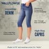 imageWallFlower Womens Irresistible 17quot Skinny Capri Jeans HighRise Insta Soft JuniorsHolly