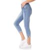 imageWallFlower Womens Juniors InstaSoft HighRise Sassy Fit Skinny Stretch Crop JeansMel