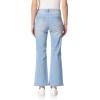 imageWallFlower Womens Juniors InstaVintage Fearless Curvy HighRise Stretch Flip Flop Flare Ankle JeansCina
