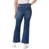 imageWallFlower Womens Juniors InstaVintage Fearless Curvy HighRise Stretch Flip Flop Flare Ankle JeansEzra