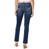 imageWallFlower Womens Legendary Slim Bootcut MidRise Belted Insta Stretch Juniors Jeans Standard and PlusGalena