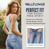 imageWallFlower Womens Luscious Curvy 17quot Capri MidRise Insta Stretch Juniors Standard and PlusCamille
