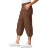 imageWallFlower Womens Luscious Curvy 22quot Straight Cargo Twill Crop Mid Rise Insta Stretch JuniorsCarafe