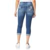 imageWallFlower Womens Luscious Curvy 235quot Crop MidRise Bling Insta Stretch Juniors Standard and PlusTrixie