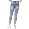 imageWallFlower Womens Luscious Curvy 27quot Ankle MidRise Insta Stretch Juniors Jeans Sizes 0 to 24Camille