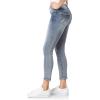 imageWallFlower Womens Luscious Curvy 27quot Ankle MidRise Insta Stretch Juniors Jeans Sizes 0 to 24Camille