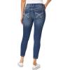 imageWallFlower Womens Luscious Curvy 27quot Ankle MidRise Insta Stretch Juniors Jeans Sizes 0 to 24Christie