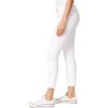imageWallFlower Womens Luscious Curvy 27quot Ankle MidRise Insta Stretch Juniors Jeans Sizes 0 to 24White