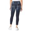 imageWallFlower Womens Luscious Curvy Ankle MidRise Insta Stretch Juniors Jeans Standard and PlusBetsy