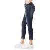 imageWallFlower Womens Luscious Curvy Ankle MidRise Insta Stretch Juniors Jeans Standard and PlusBetsy