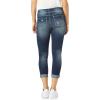 imageWallFlower Womens Luscious Curvy Ankle MidRise Insta Stretch Juniors Jeans Standard and PlusShawna