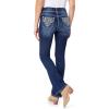 imageWallFlower Womens Luscious Curvy Bootcut MidRise Bling Insta Stretch Juniors Jeans Standard and PlusClarke