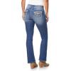 imageWallFlower Womens Luscious Curvy Bootcut MidRise Bling Insta Stretch Juniors Jeans Standard and PlusDenver