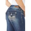 imageWallFlower Womens Luscious Curvy Bootcut MidRise Bling Insta Stretch Juniors Jeans Standard and PlusTwinkle