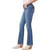 imageWallFlower Womens Luscious Curvy Bootcut MidRise Bling Insta Stretch Juniors Jeans Standard and PlusVeronica Pure