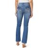 imageWallFlower Womens Luscious Curvy Bootcut MidRise Bling Insta Stretch Juniors Jeans Standard and PlusVeronica Pure