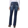 imageWallFlower Womens Luscious Curvy Bootcut MidRise Bling Insta Stretch Juniors Jeans Standard and PlusVici