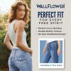 imageWallFlower Womens Luscious Curvy Bootcut MidRise Insta Stretch Juniors Jeans Standard and PlusVenus