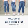 imageWallFlower Womens Luscious Curvy Bootcut MidRise Insta Stretch Juniors Jeans Standard and PlusVenus