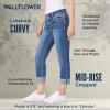 imageWallFlower Womens Luscious Curvy Bootcut MidRise Insta Stretch Juniors Jeans Standard and PlusVenus