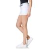 imageWallFlower Womens Luscious Curvy MidRise Denim Insta Stretch Juniors Belted 3quot Shorts ampamp 9quot Bermuda Sizes 0 to 24White Belted Short