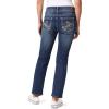 imageWallFlower Womens Luscious Curvy Straight 29quot MidRise Insta Stretch Juniors JeansAnnabelle