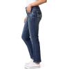 imageWallFlower Womens Luscious Curvy Straight 29quot MidRise Insta Stretch Juniors JeansAnnabelle