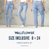 imageWallFlower Womens Luscious Curvy Uniform Skinny MidRise Juniors PantsHummus