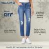 imageWallFlower Womens Mom Curvy Ankle Denim HighRise Insta Stretch Juniors JeansMirabelle
